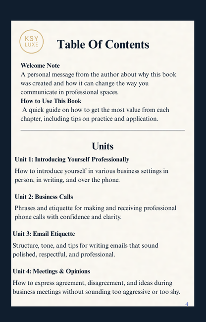 Business English Basics: Book One (eBook)